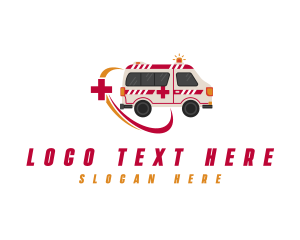 Ambulance - Medical Emergency Ambulance logo design
