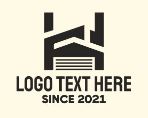Stockroom - Industrial Storage House logo design