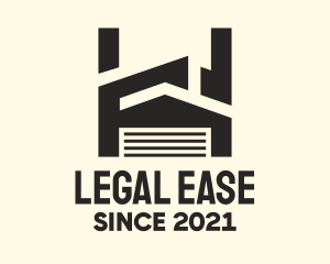 Storage Warehouse - Industrial Storage House logo design