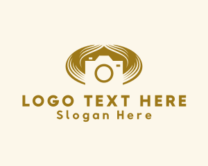 Vlog - Luxury Camera Photography logo design