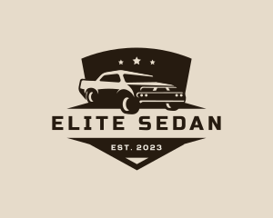 Automotive Sedan Garage logo design