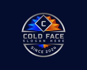 Hot Cold Ventilation logo design