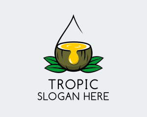 Tropical Coconut Extract logo design