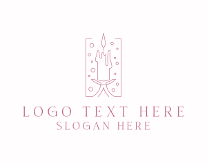 Decor - Handmade Artisanal Candle logo design