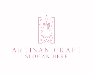 Handmade Artisanal Candle logo design