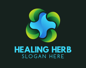 Natural Medicine Leaf logo design