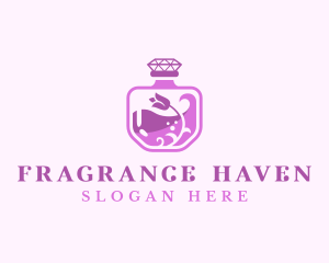 Flower Scent Perfume logo design