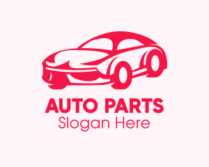 Red Sports Car logo design