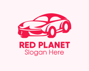 Red Sports Car logo design