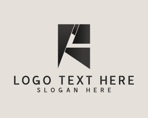 Origami - Premium Geometric Letter R logo design