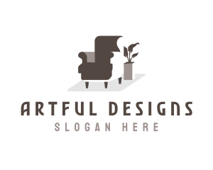 Furniture Armchair Sofa logo design