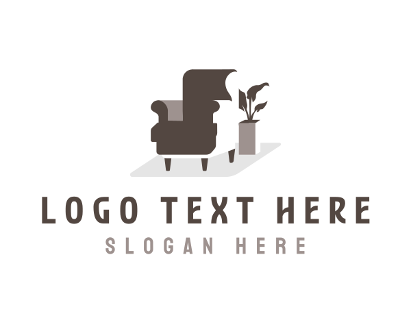 Carpentry - Furniture Armchair Sofa logo design