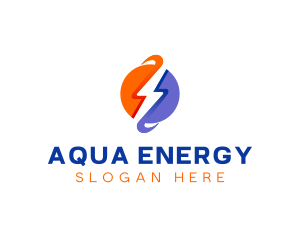 Lightning Bolt Energy logo design