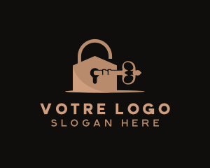 Property Key Lock Logo