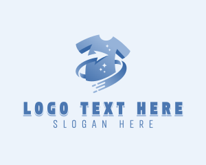 Dry Cleaning Laundry Logo