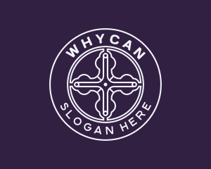 Faith - Religious Christian Cross logo design