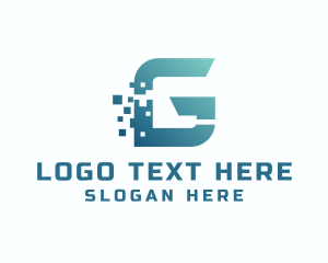 Pixel Tech Letter G Logo