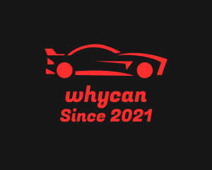 Garage - Red Race Car logo design
