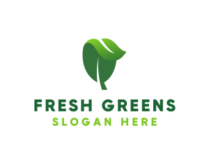 Salad - Herbal Nature Leaf logo design