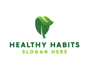 Dietitian - Herbal Nature Leaf logo design