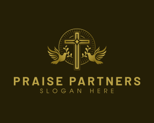 Praise - Church Dove Holy Spirit logo design