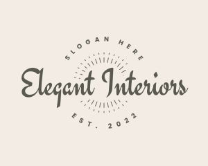 Luxury Cursive Business logo design