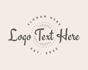 Luxury Cursive Business Logo