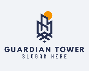 Skyscraper Office Space logo design