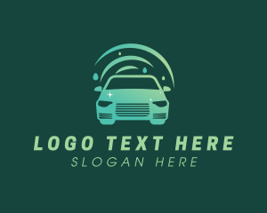 Car Vehicle Cleaning Logo