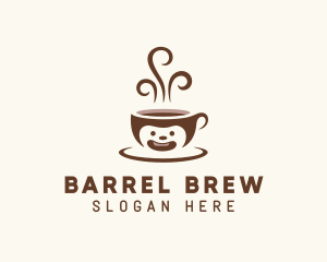 Hot Brewed Coffee Cup logo design