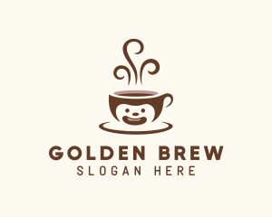 Hot Brewed Coffee Cup logo design