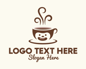 Scream - Brewed Coffee Cafe Mascot logo design