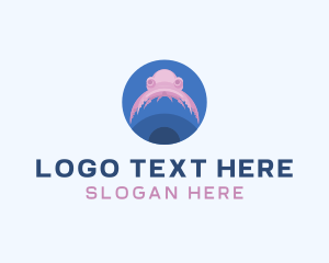 Sea Creature - Deep Sea Octopus logo design