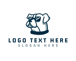 Dog Cool Shades logo design