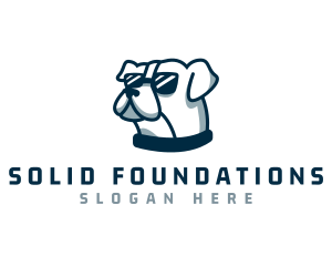Hound - Dog Cool Shades logo design