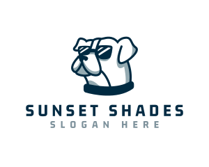 Shades - Dog Cool Shades logo design