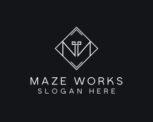 Professional Suit Tailoring logo design