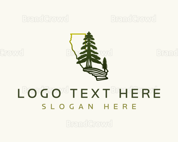 Sequoia Forest Tree Logo