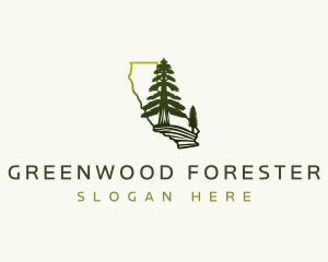 Sequoia Forest Tree logo design