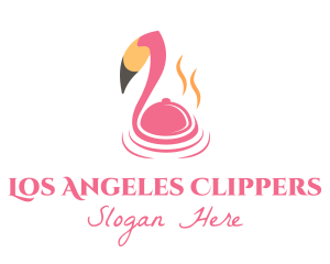 Chef - Fine Dining Flamingo logo design