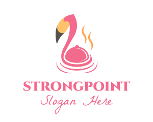 Culinary - Fine Dining Flamingo logo design