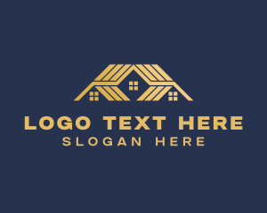 Residential - Roofing Construction Repair logo design