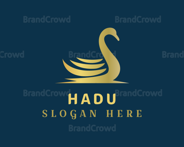 Deluxe Swan Business Logo