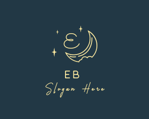 Fortune Telling - Starry Night Moon logo design