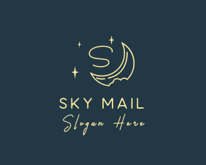 Starry Night Moon logo design