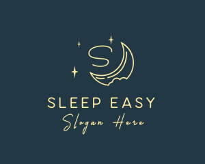 Starry Night Moon logo design