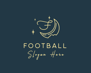 Astrology - Starry Night Moon logo design