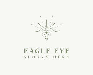 Celestial Eye Boho logo design