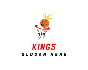 Crown Basketball League logo design