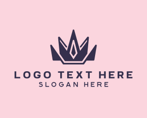 Kingdom - Princess Beauty Tiara logo design